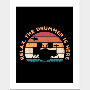 Funny Drummer Posters and Art